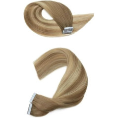 Идеальный клей для париков, прямые ленты для наращивания настоящих волос, 100% настоящие ремизные человеческие волосы, кожа утка, самоклеящи