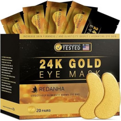 20 Пар 24K Золото Глаз Патчи Undereye Лицо Маска Глаз Маска Темные Круги Пухлые Глаза Мешки Коллаген Уход За Кожей Спа Подарок Маска Глаз Маска Гл