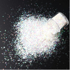 10ml Laser Hexagonal Pailletten Glänzender Nagellack Pulver Flockenstaub Funkelnde Verchromte Lackpolitur Nagellack Nageldekoration