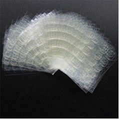 Ivtor 30 листов водонепроницаемый дышащий желе двухсторонний клей полоски ногтей клей наклейки ложные ногти советы