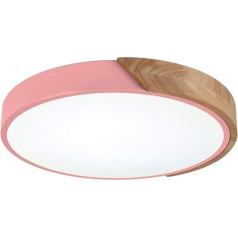 AIRUI Круглый Макарон Потолочный Светильник Детская Комната Деревянный Светодиодный Потолочный Светильник Современное Интерьерное Освеще