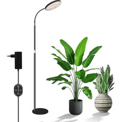 LM281B 24 V Grow Lamp + 660 nm Cultivation Lamp, Plant Lamp LED Full Spectrum, 50-136 cm Height Adjustment for Medium Plants, 20 W, 350µmol/s/m²@Dist: 15 см