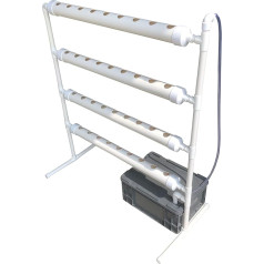 Комплект гидропонной системы выращивания, комплект для выращивания на гидропонике, комплект для выращивания на трубе с 36 отверстиями, кры