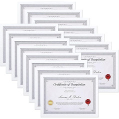 Белые фоторамки Набор из 15 фоторамок для фотографий 15 x 20 с креплением или для фотографий A4 (21 x 29,7 см) без крепления Настенные и настольные ф