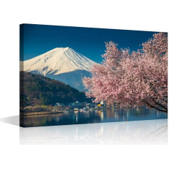 TISHIRON 1 Шт. Весна Стены Картины Для Гостиной Цветение Вишни Картины На Холсте Стены Украшения Искусство Гора Фудзи Природа Пейзаж Спальня Ст