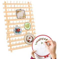 Органайзер для швейных ниток, держатель для катушек ниток, компактная стойка для швейных ниток со складными ножками, компактный органайзе