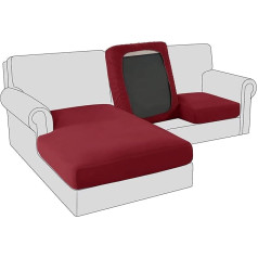 Чехлы для диванных подушек, натяжные бархатные чехлы для диванных подушек, замена диванных подушек для одиночных подушек с эластичной тка