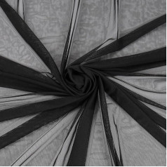 Superfine 4 Way Stretch Mesh Nylon Spandex Power Mesh Lightweight See Through 60