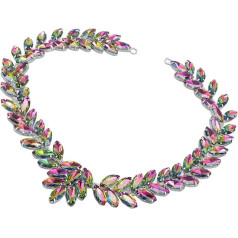 TOPINCN Bling Rhinestone Trim, цепочка из хрустальных стразов, форма маркизы, цепочка из стеклянных стразов для одежды, воротников, сумок, шитья, аксессу