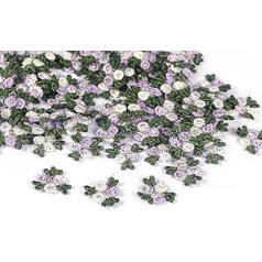 YYCRAFT Пакет из 80 Вышивка Вениз Кружева Роза Цветок Аппликация/Платье/Отделка/Шитье (Лаванда)