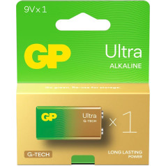 Gp Battery Алкалиновая батарейка 6lr61 9v gp ultra 1шт. (g-tech)