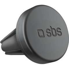 SBS Магнитный автомобильный держатель для смартфона диаметром 40 мм для вентиляционной решетки - черный