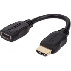 удлинительный кабель hdmi-hdmi 2.0 m/f 20 см