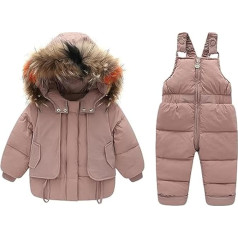 Малыш Девушки Снежные Костюмы Дети Водонепроницаемый Ромперы Лыжные Куртки Подходит В целом Мальчики Снежный Костюм Малыш Девочка Детски