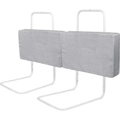 UISEBRT Pack of 2 Bed Rails, 50 см, защита от падения, ворота безопасности для детей, 5 отверстий, регулируемые по высоте, детские перила, защита безопасно