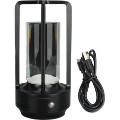 YWBL-WH Беспроводная настольная лампа, светодиодная настольная лампа с непрерывной регулировкой яркости, перезаряжаемая сенсорная лампа, пр