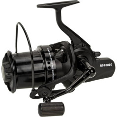 Psdndeww Hochgeschwindigkeits-Spinnrolle mit 1 Verhältnis, Angelrolle, Baitcast-Rolle für Salzwasser, Süßwasser, einfach zu verwenden