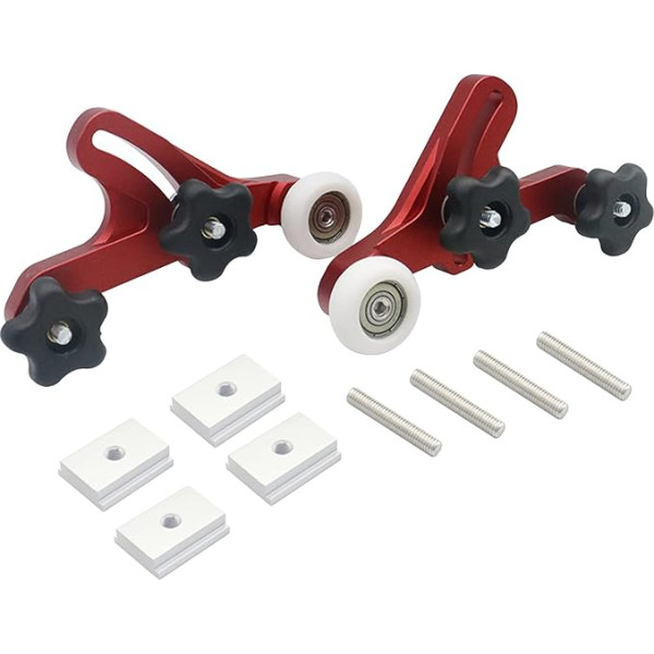 2 x Пружинные блокировочные доски, CEIEVER Пружинная доска, регулируемые деревообрабатывающие инструменты с 4 ползунками, универсальные регул