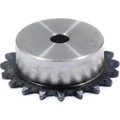 KLNCXC Mechanische Rollenkettenräder Zahnrollenkettenrad, 1 Stück 45# Stahl 05B 10-25 Zahnkettenantriebskettenrad Prozessloch 6/8 mm Rollenkettenradteilung 8 mm Industriekettenrad (12 зубцов (отверстие 6 мм))