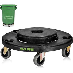 Alpine 471-32-DOLLY Большой контейнер для транспортировки мусорных баков в офисах, школах и ресторанах