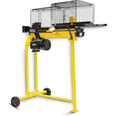 Дровокол BAMATO HO-7E | с электроприводом 230 В | в комплекте база | сила раскалывания 7 тонн | идеально подходит для короткой древесины | автоматиче