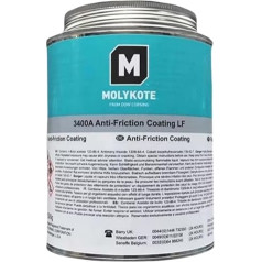 Антифрикционное покрытие MOLYKOTE 3400A Duroplast, коррозионностойкая смазка для металлических подшипников, высокоэффективная смазка для повышения