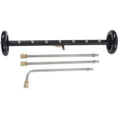 Мойка ходовой части машины под давлением, 4000 Psi, 2-в-1, очиститель поверхности с водяной метлой для ходовой части с 3 удлинительными штангами, 