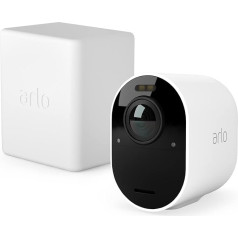 Дополнительная камера наружного наблюдения Arlo Ultra2 и бесплатный дополнительный аккумулятор в комплекте - белый, тестовый период для плана A