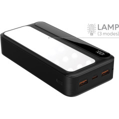 Powerbank p20 lcdpd лампа 20 000mah, встроенная светодиодная лампа с функцией фонарика