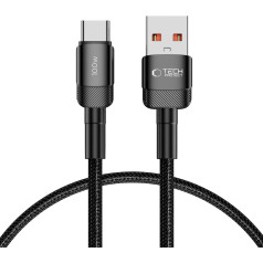 Tech-Protect Кабель USB-C - USB-A 100W 5A 0,5 м - черный