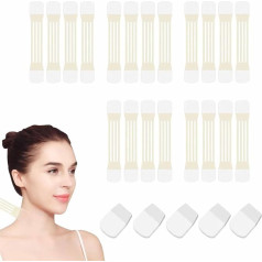 DRFGHK Celestica Instant Neck -auftriebsband, Gesichtsnackenhebeband, Unsichtbares Nackenband Heben Für Schlaffe Haut, Für Hals Gesichtskiefer 20PCS