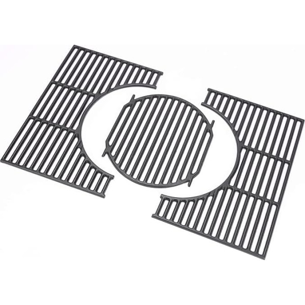 GFTIME 7638 Чугунные решетки для приготовления пищи для Weber Spirit I & II E/S-310 320 330 (с передними кнопками управления), Genesis 1000-5000, Genesis Gold/Silver/Platinum B/C, 7527 7639