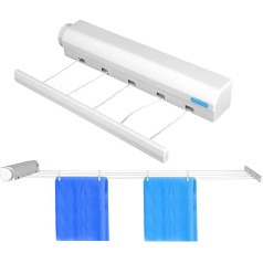 Выдвижная стиральная линия несколько линий телескопическая сушка одежды веревка вешалка крытый открытый настенный монтаж регулируемая д