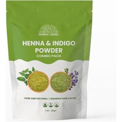 Порошок хны и порошок индиго для волос 200 г (по 100 г) Натуральный и чистый