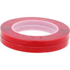 Sewroro 2 рулона прозрачной двусторонней ленты диспенсер двусторонняя клейкая лента прозрачная лента ногтей двусторонняя лента ногтей без по