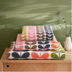 Orla Kiely Multi Stem Bath Towels Red Brown Размер: Полотенце для рук 50 x 90 см