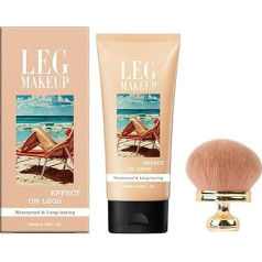 Miracle De Paris Body Coverage Perfector,Wasserfest All-Over Complexion Perfector mit Extra großer Körper Make-up-Pinsel,Tattoo Abdecken für Narben,Wasserfest und Schweißfest Bein-Make-up (#1)