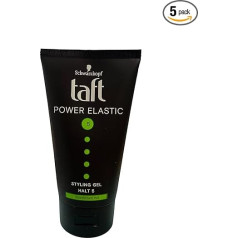 Schwarzkopf 3 Weather Taft Power Gel, Elastic Mega Strong Hold 5, Pack of 5 (5 x 150 ml)