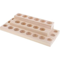 Tenlacum 3 яруса деревянных эфирных масел стойки держатель дисплей полка дерево хранения коробка держатель эфирных масел организатор подходи