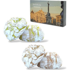 BRICIOLIAMO... Свежая миндальная выпечка ручной работы - 10% миндаля - смешанная коробка - типичные сицилийские сладости, сделанные на Сицилии (смеш