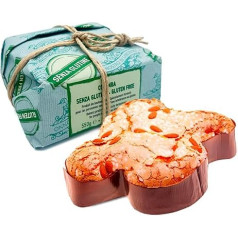 Chiostro di Saronno, Classic Gluten-Free Colomba 550 г, безглютеновый пасхальный голубь с цукатами, сахаром и миндальной глазурью, ручная упаковка