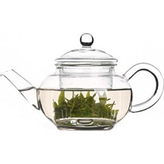 GOLDBEARUK Заварочный чайник из прозрачного стекла с насадкой малый 250 мл