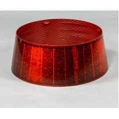 The Christmas Workshop 72369 Блестящая юбка для елки 53 см Диаметр нижней части 45 см Диаметр верхней части 20 см Высота Праздничный красный 4 взаимосвязан