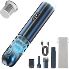 Ручной пылесос, мини-пылесос для автомобиля, 18000 Па, автомобильный пылесос с сильной силой всасывания, 3-скоростной мощный автомобильный пы