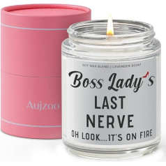 Подарки для женщин, лавандовые свечи (200 мл), подарки на день босса, смешной подарок боссу, лучшие подарки боссу для женщин, для женщины-начал