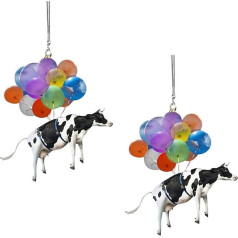 Декор Милый автомобиль подвесное украшение коров с красочными подвесными подарками Аэрокосмический первый день рождения девочки (B, один