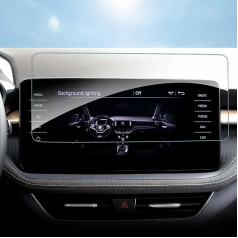 SHAOHAO Совместимость с Skoda Kamiq & Skoda Fabia & Scala 2019-2024 2025 Infotainment Amundsen 9.2-дюймовый экран протектор для GPS прозрачный анти-царапин 9H Skoda Kamiq аксессуары