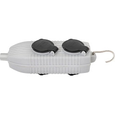 Brennenstuhl Powerblock Grey с 4 навесными розетками (IP54)