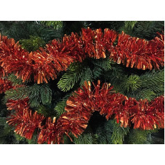 Dmora - Weihnachtsdekoration Oberaar, Weihnachtsdekor, Weihnachtsornament, Festliche Dekoration, Made in Italy, 1000x8 h8 см, Kupfer