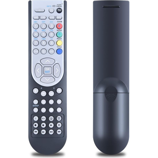 Замена RC-1900 Пульт дистанционного управления совместимый для Toshiba Hitachi ALBA LUXOR BASIC VESTEL AKAI Finlux Grundig Celcus Techwood Polaroid TV RC1900 Универсальный пульт диста